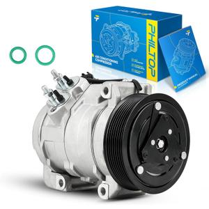 PHILTOP AC Compressor Compatible with 2011-2022 2500 6.7L, 3500 6.7L, 2014 1500 3.6L, 2010 Ram2500 6.7L, Ram3500, 2011-2013 4000 6.7L, Air Conditioning Compressor
