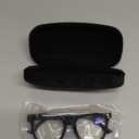 Miyya Stylish Reading Glasses for Women, Cheaters Eyeglasses, Oversized Blue Light Readers, Fashion Eye Glasses (Black) +2.5