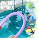 18 Pcs Pool Swim Noodles with Tapes 1.5 X 30 Inch Colorful Pool Jumbo Foam DIY Foam Noodle Toy Swords Kids Bulk Party Favors Supplies