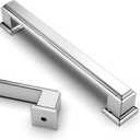 Asidrama 10 Pack 5 Inch(128mm) Polished Chrome Kitchen Cabinet Handles Cabinet Pulls Kitchen Cabinet Hardware for Cupboard Drawer Pulls