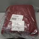 Bedsure Gentlesoft 100% Cotton Blanket King Size for Bed - Breathable and Soft, Thick Cozy Waffle Weave Christmas Blanket Gift for Women, Burgundy, 104x90 inches 