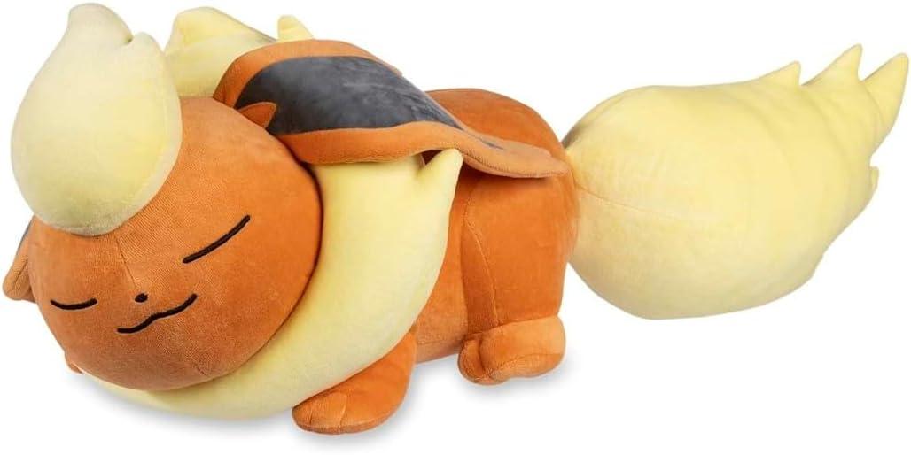 Pokemon Center Sleeping Flareon Pok Plush - 15  in.