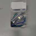 UL Listed 22mm Push Button Switch 15A 12V Momentary 2NO DPST Angel Eye LED Stainless Steel Round Self-Reset 7/8'' with Wire Socket (Blue)