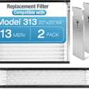 2 Pack 313 Replacement Air Filter, 20 x20 x4 Inches, MERV 13 Furnace