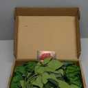 12pcs Rose Artificial Flowers, Fake Rose Silk Flower Bouquet, Faux Roses with Stems - 50cm, Roses Decor for Wedding & Home Decoration (Dark Green)