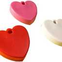 Love Balloon Weights, Perfect for Valentine's Day, 65 Gram Heart Weight Assortment, 9 pcs, RoHS Compliant, Red, White, Pink