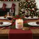 10 oz Holiday Cheer Scented Candles, Gift for Family, Gifts for Mom and Dad, Bestie BBF Gift 50 Hours Long-Lasting Burn Time