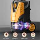 4500PSI PowerWasher with 4 Quick Connect Nozzles, Foam Cannon for Car, Lane, Patio Cleaning