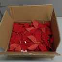 30Pcs Red Velvet Ribbon Bows Twist Tie Bows 3.5x3.5in for Christmas Tree Decorations Ornaments Wreath Baby Shower Treat Bag Gift Wrapping Crafts Xmas Candy Bags Dcor