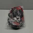 Idepet Dog Suspender Boots, Tall Dog Boots Anti-Slip & Fall Waterproof Shoes Leggings, Adjustable Suspender Boots for Winter Snow Rain Hiking Paws Protector (Red,7)