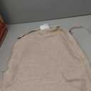 AAAAAcessories D-Shaped Chair Cushions, 2" Thick Dining Chair Pads with Ties and Removable, Machine-Washable Cover, 17" x 16", Set of 4, Oatmeal Beige