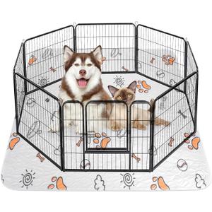 Washable Pee Pads for Dogs, Extra Large 72"x72" Super Absorbent Reusable Training Dog Pads, 100% Waterproof Non-Slip Dog Mat for Training, Whelping, Housebreaking, Incontinence, for Playpen, Crate