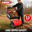 Push Lawn Sweeper 26-Inch with 3.5 cu.ft. Hopper Bag for Yard Clean