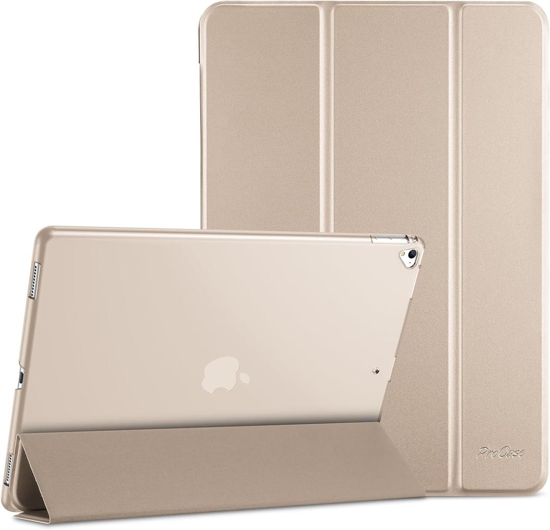 ProCase Smart Case for iPad Pro 12.9 Inch 1st and 2nd Generation (2015 and 2017 Model), Stand Cover Support Auto Sleep/Wake -Starlight
