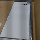 Koonmi Bathroom Mirror, 30X40 Inch Black Metal Framed Mirror for Bathroom, Tempered Glass, Anti-Rust, Rounded Rectangle Mirror for Restroom, Bedroom, Black