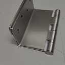 KOLET Offset Door Hinges, 4 Inches Ball Bearing Hinges, 1/4" Radius Corner Expandable Door Hinges, 2 Inches Widen Doorway, Smooth and Easy Installation, Brushed Nickel, 3 Packs - Amazon.com