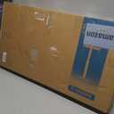 FITUEYES Rolling TV Stand - Portable Mobile TV Cart on Wheels for 32 to 65 70 75 Inch TVs, Landscape to Portrait Rotating and 40°Swivel, Height Adjustable TV Cart Rolling TV Stand Hold Up to 88 Lbs