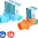 Upgrade DC62-00311F and DC62-30314V Washer Water Inlet Valve Set Compatible with Samsung Washer WA40J3000AW/A2-01 WA40J3000AW/A2-11