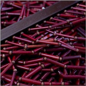 BECHAEO Handmade Bamboo Beaded Curtain for Doorway 65 Strands Door Beads Curtain Hanging Room Divider for Hallway Window Closet Boho Rustic Hippie Home Store Decor, 35.5 x 75 Inches Brown