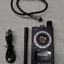 Hidden Camera Detectors, Anti Spy Camera Finder, GPS Tracker Detector, Hidden Devices Detector for Airbnb, Hotels, Bathroom, Home, Office (Black)