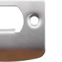 4PCS 5.70x4.50cm Stainless Steel D Shape Door Lock Plate with Mounting Screws Guide Veneer Gate Locking Padlock