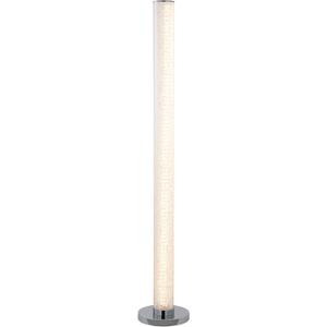 Ore International HBL2111 LED Illuminari White Crystal Sandrocks Column Floor Lamp, Clear