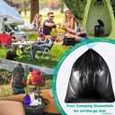 Portable Toilet Bags with Poo Gel Set, 8 Gallon Camping Toilet Bags with Absorbent Gels, Waste Bags, Leak-Proof Trash Bag for Camping Potty, Traveling