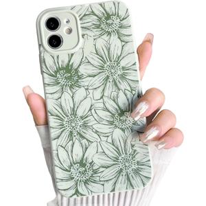 NITITOP Compatible with iPhone 11 Case Silicone for Women Girl Trendy Slim Fit TPU Silicone Shockproof Full Camera Protection Cover - Pack of 3