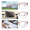 MIRYEA Progressive Multifocus Reading Glasses Blue Light Blocking Readers
