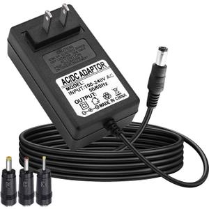 15V 2A Power Supply AC Adapter Charger Input 100V-240V, Output DC 15Volt 2 Amp 30 Watt 15V Power Cord AC to DC15Volt 3.5/1.35mm 4.0/1.7mm 4.8/1.7mm Regulated Power Adapter Extra Long 6 FT