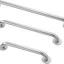 Grab Bar Bundle for ADA Compliance, Brushed Stainless Steel 1.5" Diameter 3-Piece Set (18", 36", 42") for Commercial Restrooms & Shower Safety Bars for Seniors