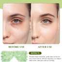 Jade Eye Mask 2 Pcs Jade Eye Mask for Facials can Relieve Puffiness and Relieve Eye Cover (Comes with Massage M-Shaped Comb *1, Eight-Tooth Comb *1)