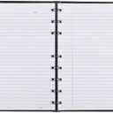 Blueline NotePro Notebook, 1-Subject, Narrow Rule, Black Cover, (75) 9.25 x 7.25 Sheets