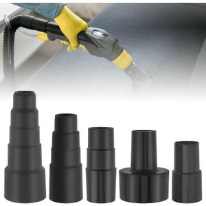 Vacuum Hose Adapters 5Pcs, Universal Hose Adapters 1-3/8 inch to 1-1/4 inch Vacuum Connector Attachment for Shop Vacuum, 1-1/2 inch to 1-3/8" to 1-1/4", 1 inch to 1-1/8 inch to 1-3/8" to 1-5/8 inch
