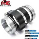 3 Inch Aluminum Quick Release V-Band Clamp,3"/76mm Intake Intercooler Pipe Clamp,Intake Intercooler Pipe Throttle Union Sleeve