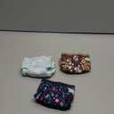 wegreeco Washable Female Dog Diapers Highly Absorbent Reusable Diapers for Dog in Heat Period, 3 Pack (Chrysanthemum, Small) (Small (Newborn-10.5" Waist))