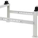 Heavy-Duty Adjustable Mini Split Ground Stand, 800 lbs Load Capacity, Compatible with 9000-36000 BTU Ductless Mini Split Air Conditioner and Heat Pump, White