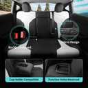 Custom Seat Covers for Tesla Model Y 2020-2024 Black White