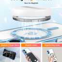 Meifigno Candy Series Case Designed for iPhone 16 Plus 6.7, [2X Screen Protectors] [Glitter Card & Wrist Strap] [MagSafe Compatible] Full Camera Protection for 16 Plus Case, Sky Blue