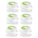 Replacement Facial Cleansing Brush Heads, Facial Cleansing Brush Head, Exfoliator Facial Brush Heads, for Acne Prone, Clogged and Enlarged Pores Skins (Green/6 Pack)