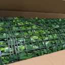 ODTORY Artificial Greenery Wall Roll: 40X120IN(33.5 sqft) UV-Anti Ivy Privacy Fence Wall Screen Faux Plant Panels Backdrop Boxwood Ivy Vine Leaf Hedge Fence for Indoor Outdoor Green Decor