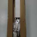 2-Pack Curtain Rod for Windows 16-28", Adjustable Window Curtain Rods with Premium Aluminum End Cap Finials and Full Surround Brackets,7/8"(0.073Feet) Diameter, Brushed Nickel Drapery Rods for Curtains