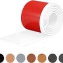 White Wall Molding Trim 3 Inch x 10 Feet, Wall Base Baseboard Molding Trim Flexible Self Adhesive Rubber Wall Base Moulding Trim Peel and Stick Design Home Decoration Skirting Strip