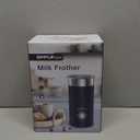 SIMPLETASTE Milk Frother, 4-in-1 Electric Milk Steamer, Automatic Warm and Cold Foam Maker and Milk Warmer for Latte, Cappuccinos, Macchiato (Blue)