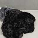 Big Huge Giant Bean Bag Chair for Adults, (No Filler) Bean Bag Chairs in Multiple Sizes and Colors Giant Foam-Filled Furniture - Machine Washable Covers, Double Stitched Seams (Black,6FT)