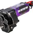 INJORA 180 Pro 48T Motor and Transmission Gearbox with Low Range Steel Gear for 1/18 TRX4M Upgrade Parts, 70g