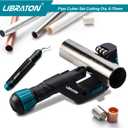 Libraton Copper Tube Cutter 1/4" to 2-3/4", Tube Cutter, Heavy-duty Tubing Cutter for Copper Pipe with Deburring Tool