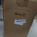 Geosar 8 Bundles Artificial Peonies Flowers Fake Silk Peony Bouquet Faux Peonies Flowers Bulk for Decoration Vase Floral Arrangements Wedding Party Table (White,Green)