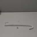 Sattiyrch 15" Wreath Hanger for Front Door,Sturdy Steel Wreath Door Hanger,Over The Door Hanger Hook (White,1)