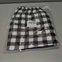 Rectangle Picnic Table Cloth, Elastic Waterproof Fitted Vinyl Tablecloths for 4 Foot Tables, Wipeable Flannel Backed Table Covers for Dining, Camping, Outdoor(Black Plaid,24"x48")